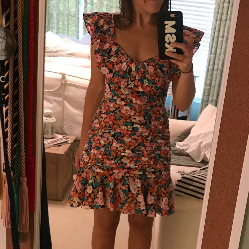 Summery floral Tularosa Dress